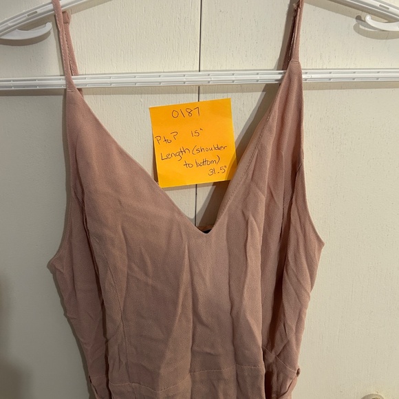 Dynamite Size XS Spaghetti Strap Nude Colored Dress - Picture 7 of 7